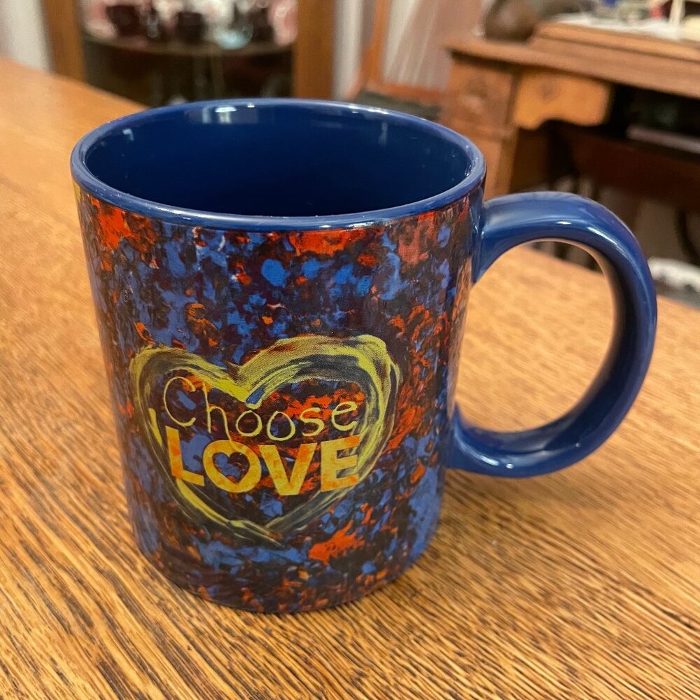 Colorful "Choose Love" Penzeys Coffee Cup Mug*